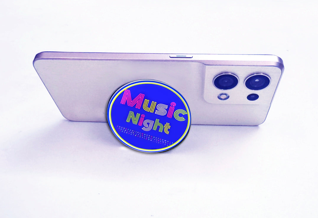 "音樂陪你每一刻" 手機伸縮支架 Music Night